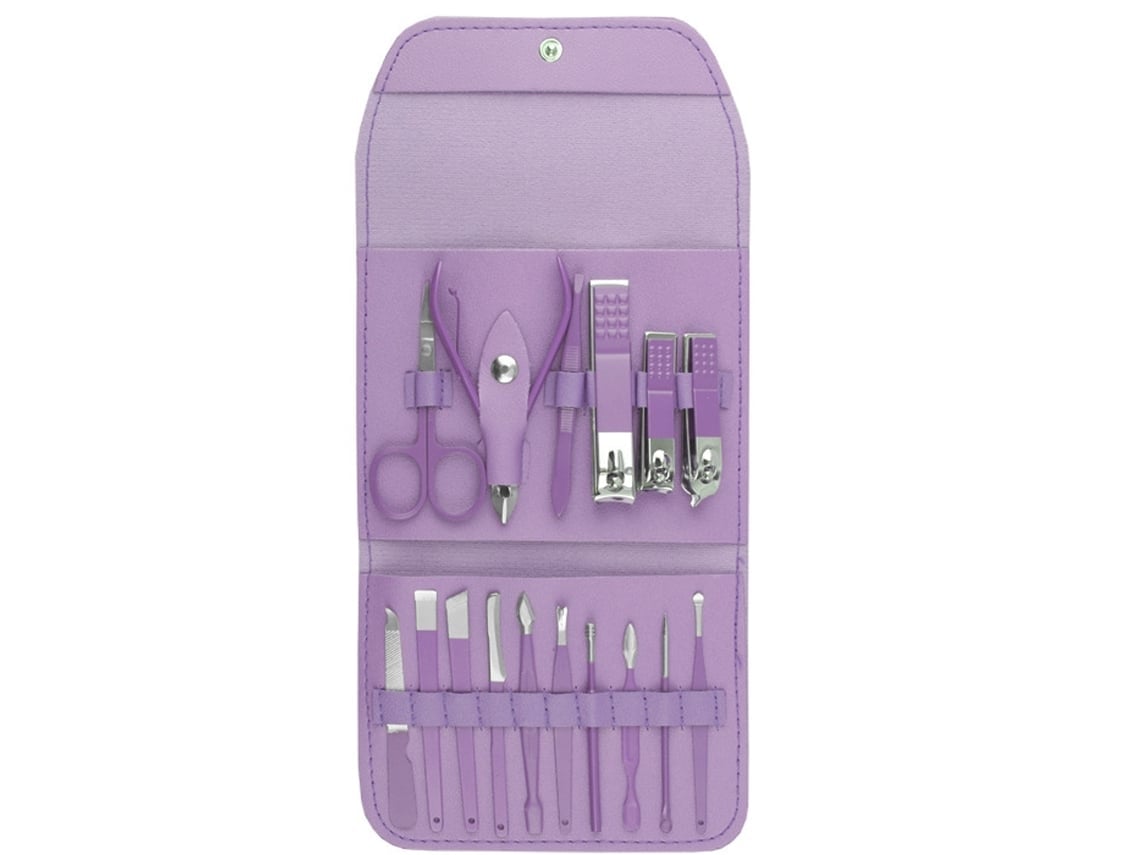 Kit profissional de corte de unhas, incluindo ferramentas de manicure, 16 peças, modelo número 10*
