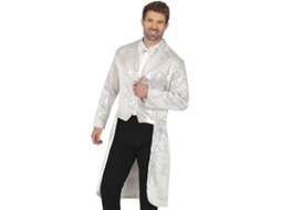 Traje ou Frac com lantejoulas prateadas para homem