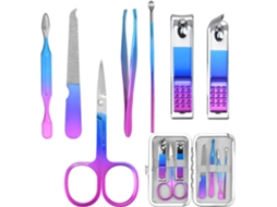 Lurelia Kit De Manicure E Pedicure Profissional Com 7 Peças, Removedor Cutículas, Cortador Unhas Ferramentas Higiene Pessoal Em Aço Inoxid