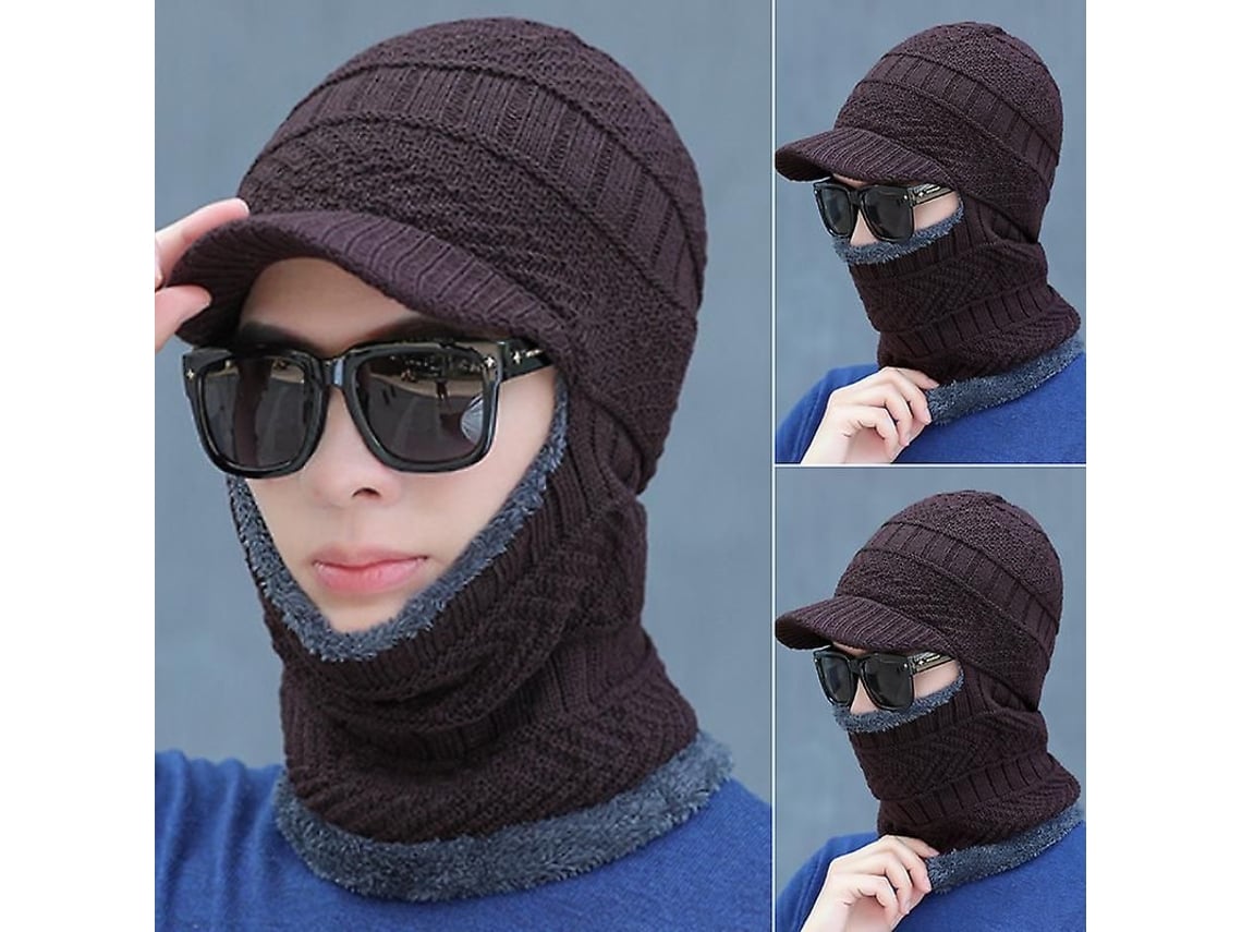 2026 bufanda Snood Balaclava Gorro Tejido para Hombre Invierno Calientífico Máscara Ski