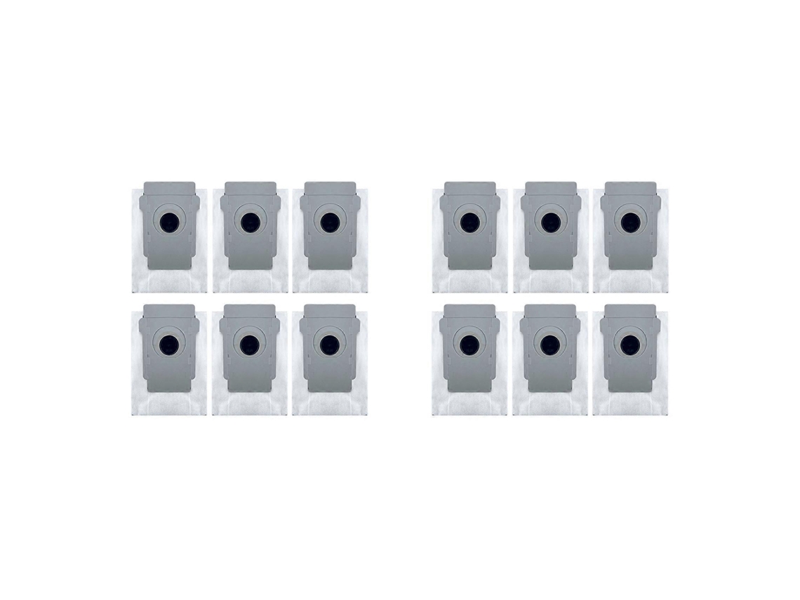 12 Sacos De Pó Para Irobot Roomba I7+ I7 Plus J7 J7+/plus E5 E6 E7 S9 S9+ Peças De Reposição Sacos De Substituição Para Aspirador Robô_ptg