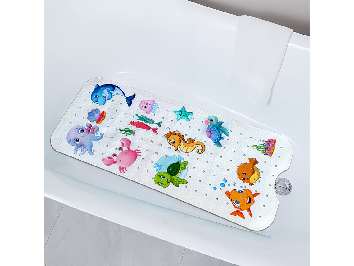 HEXINYIGJLY Tapete de Banho Infantil Antiderrapante 40x100cm Animal