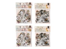 400 Pcs Fornecimentos Vintage para Scrapbook Autocolantes Estéticos para Journaling NEVEANCE