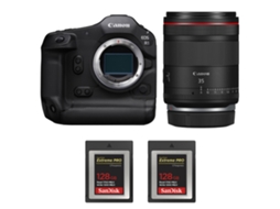 Eos R1 + Rf 35mm F/1.4 L Vcm + 2 Sandisk 128gb Extreme Pro Cfexpress Type B + Ebook “20 Dicas para Fotos Que Impressionam” CANON