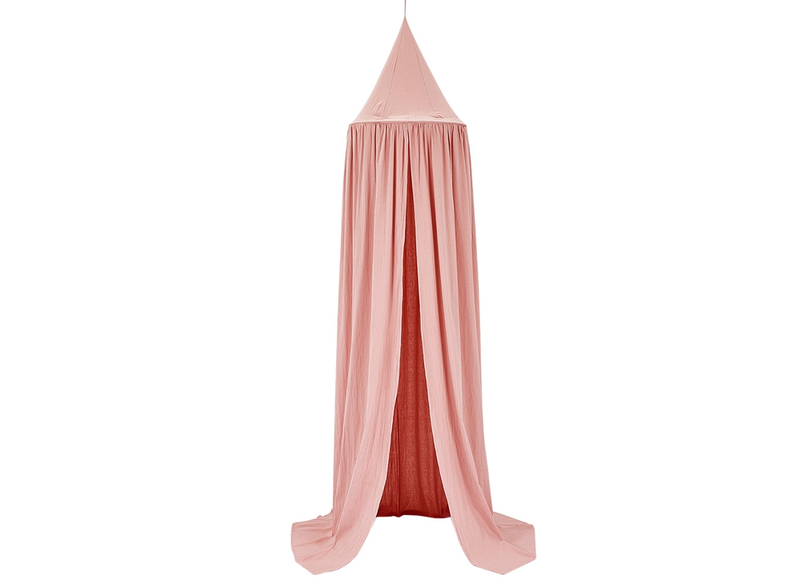 Mosquiteiro Redondo Rosa com Tela | S/MARCA