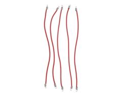 Mali 5pcs Corda de Teto para Carro Rc Nylon 20cm Rack de Bagagem para Carros Modelo 1/8 1/10 Vermelho