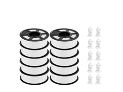 Filamento Para Impressora 3d, Material Tpu, Ecolã³gico, Pla Branco 11kg