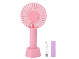 Ventilador Portátil (recarregável Via Usb, Mini Portátil) Ventilador Portátil N9 (enviado Com Bateria) Vermelho