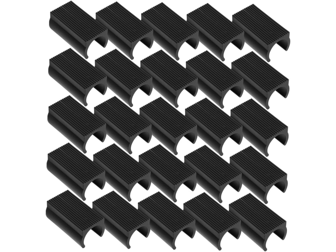 Conjunto De 30 Protetores Pés Cadeira, Capas De Plástico Moldadas Para Pernas Móveis, Sem Design, Resistentes A