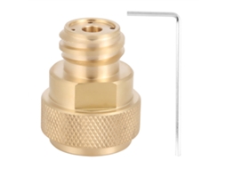 Adaptador de Co2 Latão Ouro para Troca de Tanque