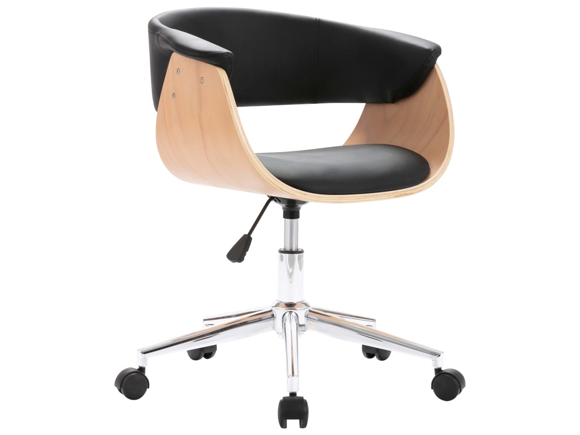 Office Chair, Office Chairs Vidaxl Preto Couro Artificial (n/a)