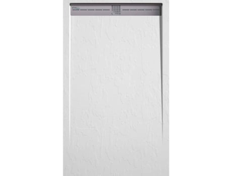 Base de chuveiro retangular em resina Classic Textura lisa de carga mineral válvula incluída EL BAÑO MODERNO