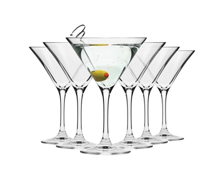 Copos KROSGLASS Elite (Vidro - Transparente - 11,6 x 16,7)
