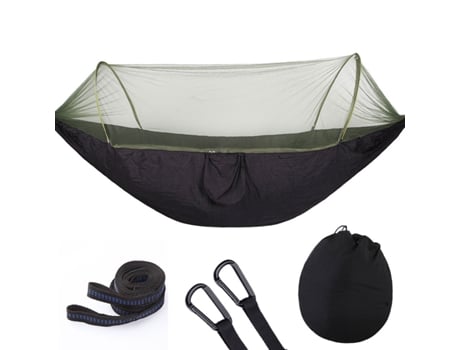 Rede De Campismo Com Mosquiteiro, Rede Para Viagem Ao Ar Livre Para Caminhada Preto Vylara
