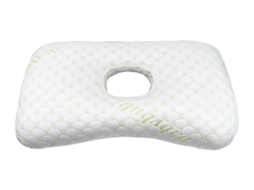 Lurelia Almofada Auricular, Ergonómica, Respirável, Lavável, Removível, Portátil, Compacta, Apoio, Dormir Lateral, 39cm / 28cm Variante 05