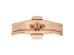 Fivela Plegável Substituição Relógio 6mm 21mm Dourado Rosa Unissex