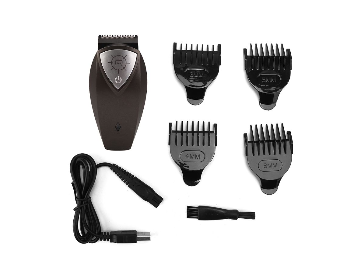 2026 cortadora de Cabelo Elétrica Impermeável para Adultos e Crianças Cor Cinza