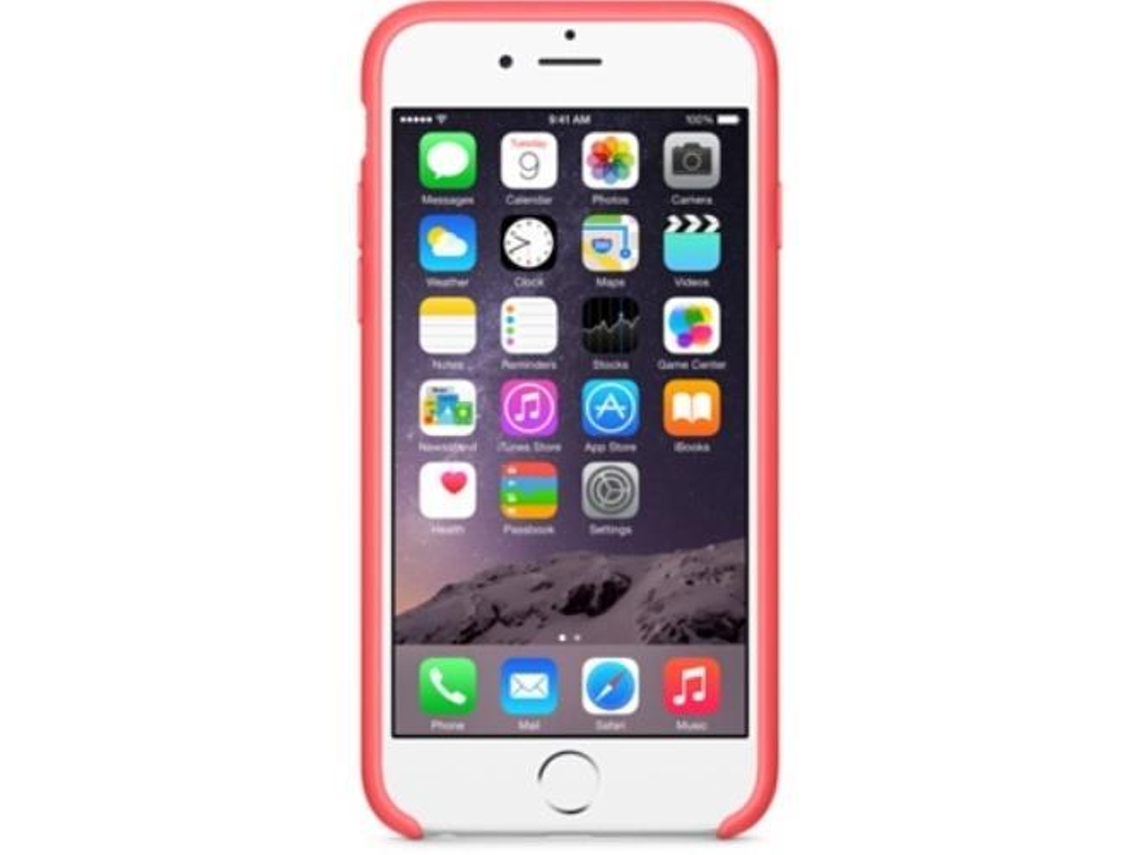 Capa APPLE iPhone 6 de silicone Rosa