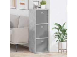 Vidaxl Buffet Com Gaveta Cinzento 35 X 32 X 99,5 Cm