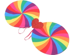 Decoração De Festa Com Bastão Alado Arco-íris, Fadas, Crianças, Meninas, Asas De Fada