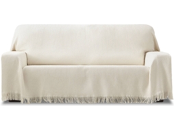 Plaid 3 Lugares EYSA Amazonas (230 x 260 cm - Algodão - Beige)