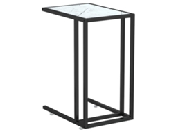 Computer Side Table, Computer Side Tables Vidaxl Branco Vidro (n/a)