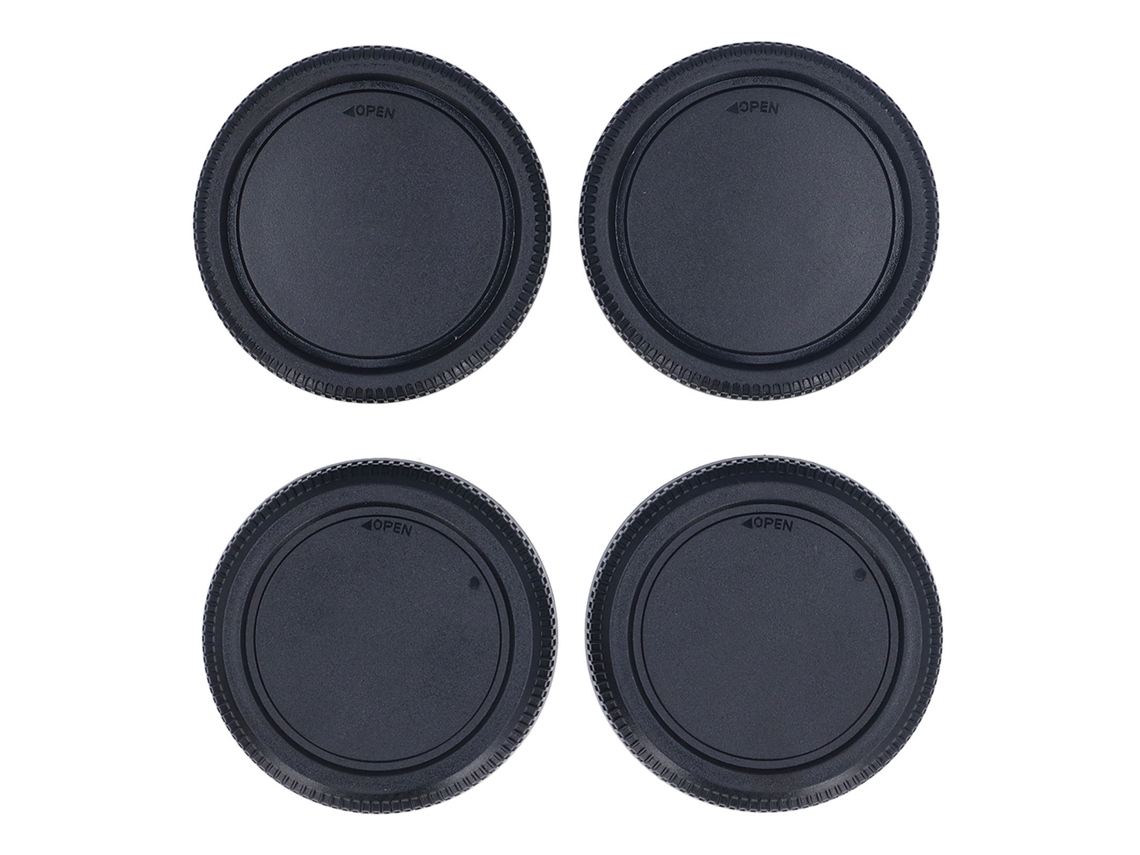 2 Sets Front Rear Lens Covers Dustproof Protective Camera Lens Caps For Fujifilm Gfx Series Slr Camera LAXISCREED