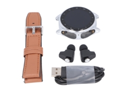 Relógio Inteligente com Fone Bluetooth TWS e NFC EOOCOO