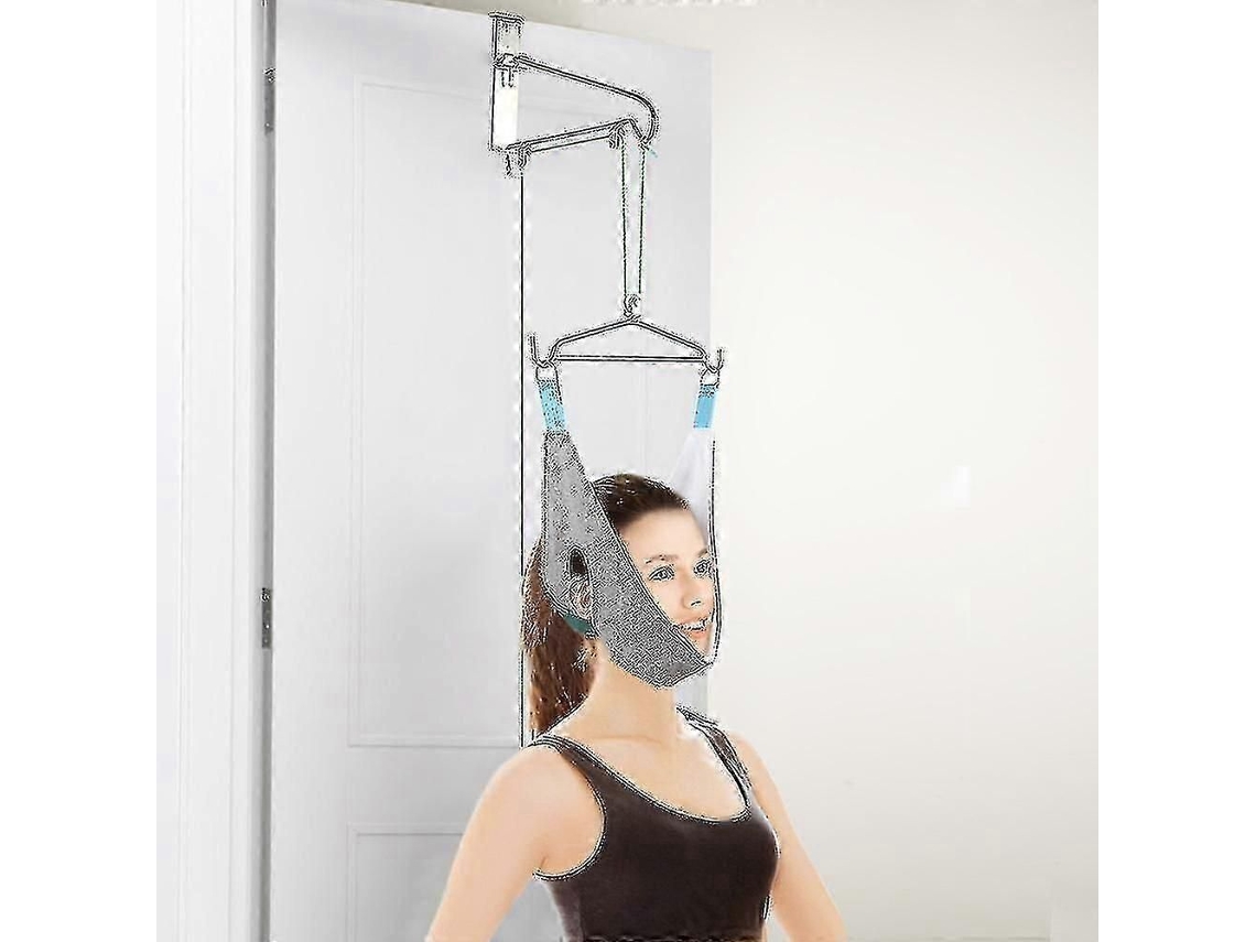 Kit De Tração Cervical Suspenso Com Correção Cervical Ajustável
