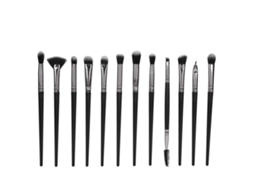 Conjunto De 12 Pincéis De Maquiagem De Náilon Para Base, Blush, Pó, Corretivo E Cílios. Everley891