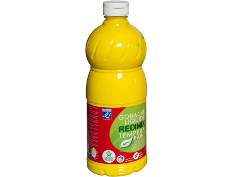 Guache  Color Líquido 1L 188023 Amarelo Primário