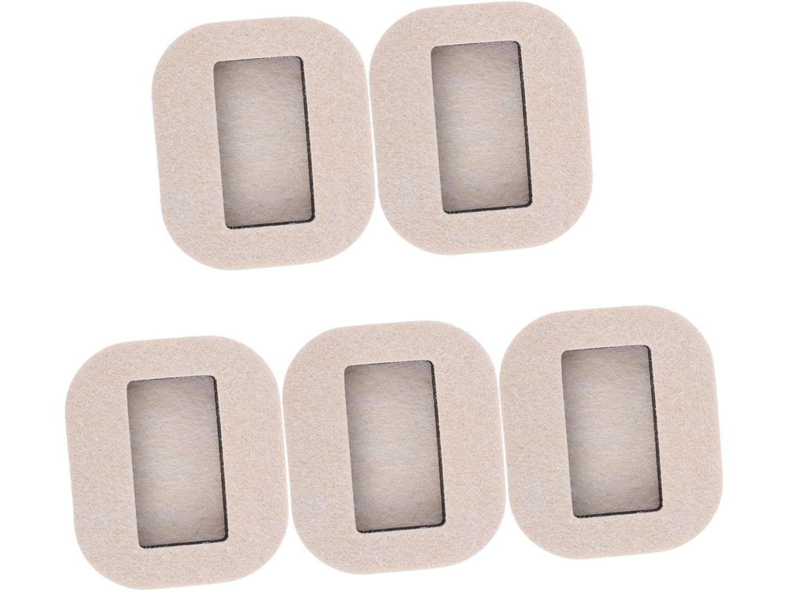 Shineofi Conjunto De 5-protetores Rodízios Feltro, Antiderrapantes, Para Cadeiras De Escritório E Pisos Rígidos, Reduzem