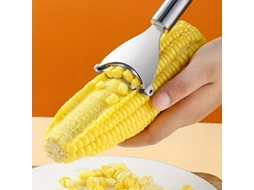 Descascador E Triturador De Milho Resistente, Com Lâmina Serrilhada E Cabo Antiderrapante, Ideal Para Milho, Batatas, Cenouras E Pepinos(18, 01 X 6
