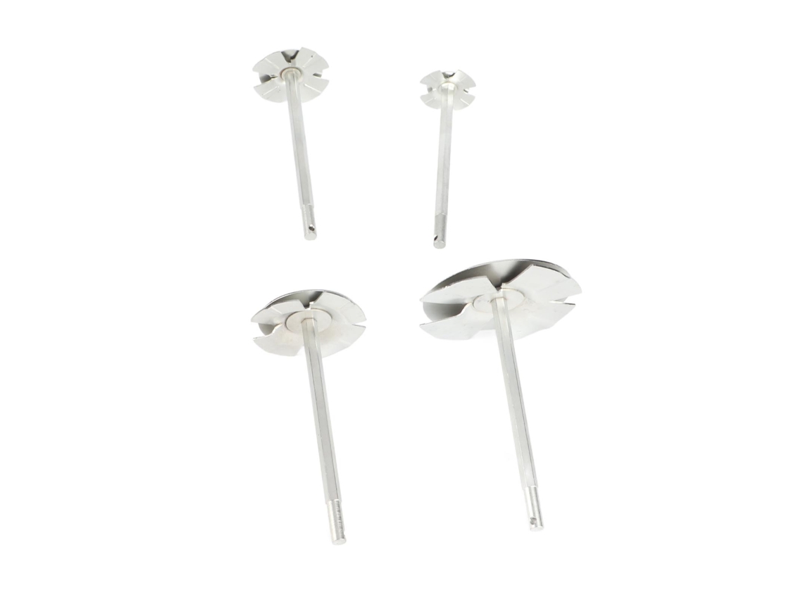 Conjunto De 4 Extratores De Conexões De Tubos Hss Para Pvc Abs Dwv De 1 Polegada, 1,5 Polegadas, 2 Polegadas E 3 Polegadas