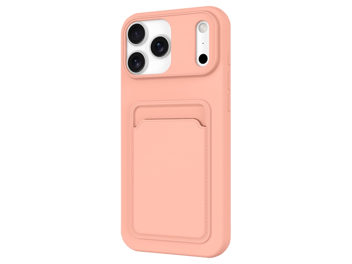 Capa Para Iphone 17 Pro Com Compartimento Para Cartão