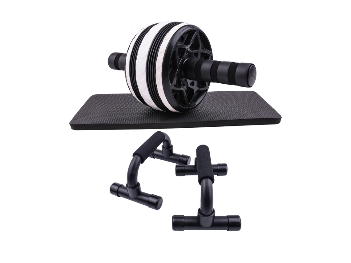Ab Roller Power Wheels Máquina Barra De Flexão Skippin Aquaforge