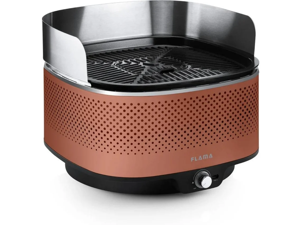 Grelhador a Carvão FLAMA 4013FL Mastergrill EVO Terracotta (Outlet Caixa Aberta)