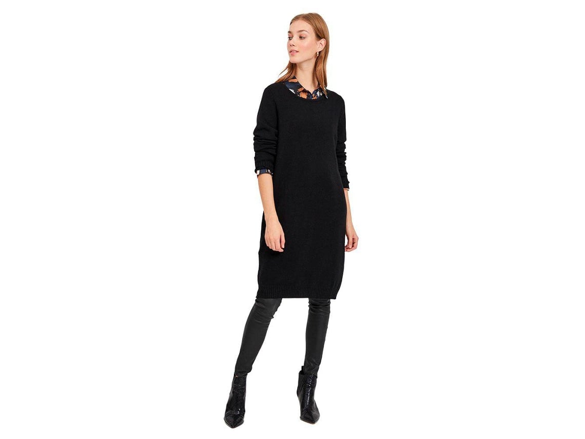 Vestido malha manga comprida cheap