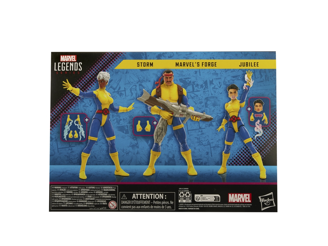 Figura MARVEL CLASSIC Hasbro Legends Series: Forge Tempestade e Jubileus (Idade Mínima Recomendada: 4 anos)