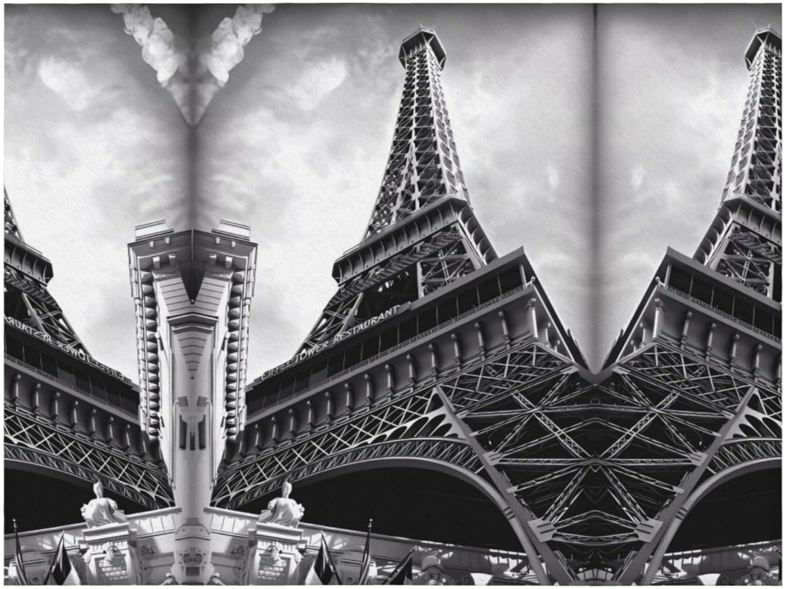Colcha de Flanela com Estampa da Torre Eiffel Macia e Aconchegante para Sofá Quarto 127 X 101 Cm, Macio, Que