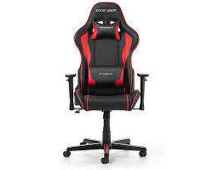 Cadeira Gaming  F08PV (Até 100 kg - Elevador Classe 4 - Preto e Vermelho)