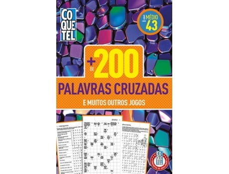 Livro Coquetel 200 Palavras-cruzadas 43 De Coquetel (português Do Brasil)