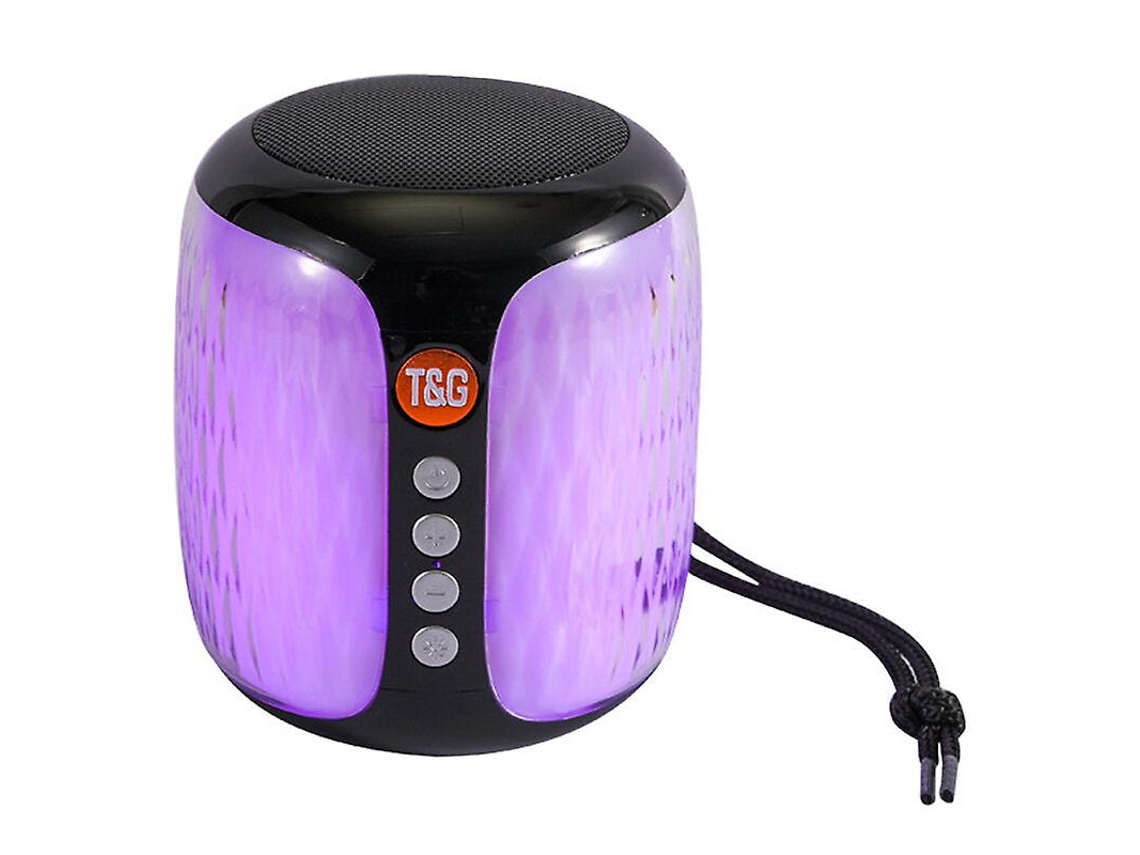 Alto Falante Portátil Bluetooth 5.0, Lanterna Cilíndrica Luminosa Sem Fio, Alto Falante À Prova Dágua Com Cartão Tf Para Ambientes Externos Olysi Shop