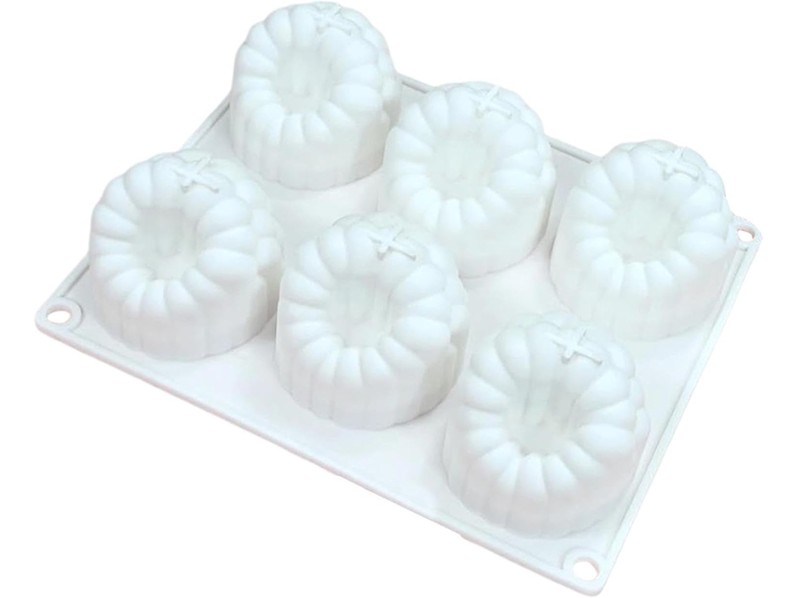Molde De Silicone Para Framboesas, 6 Cavidades