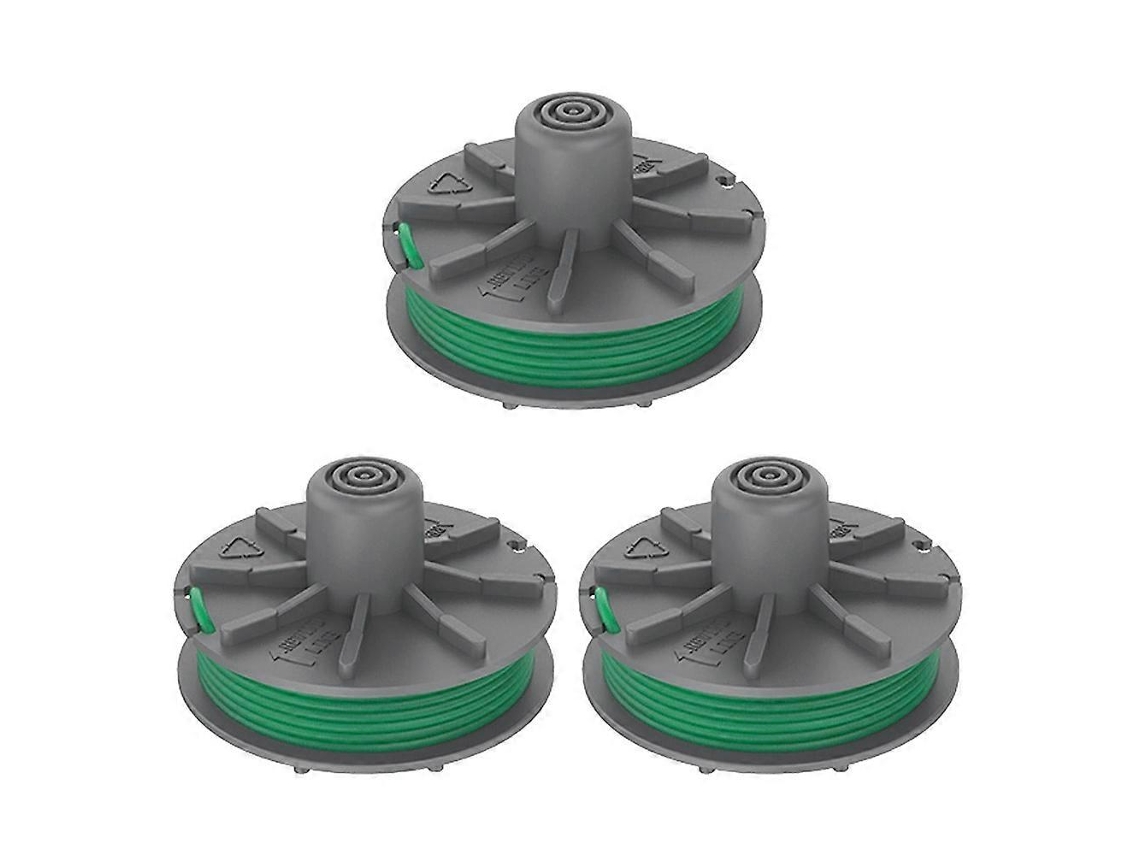 Conjunto De 3 Bobinas De Reposição Para Cortador De Grama Gardena 5309-20.