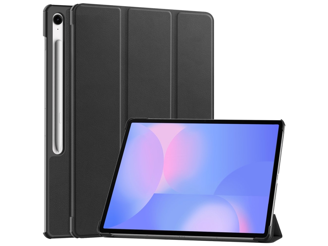 Capa Dobrável Com Suporte Para Caneta Para Samsung Galaxy Tab S10 Fe Plus