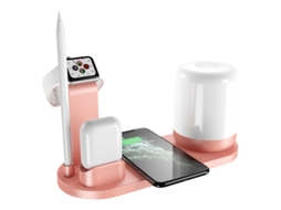 Carregador Wireles Chronus Wc8351124Zx Rosa