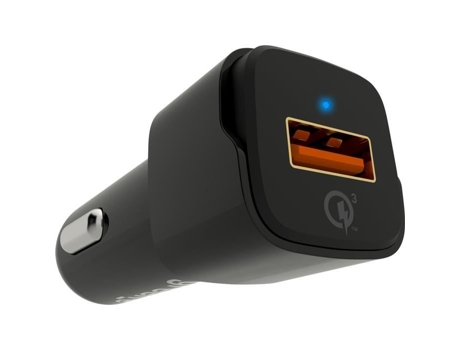 Carregador de Carro Quick Charge Preto Greene 3,0 A
