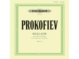 Livro Ballade for Cello and Piano Op. 15 de Edition Peters (Inglês)
