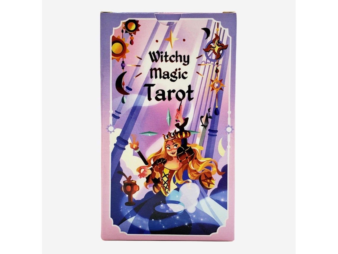 Novo Jogo de Cartas de Tarô 12x7 com Magia de Bruxa MDUG